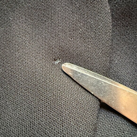 Giorgio Armani Le Collezioni Size 10 (44IT) Black Wool Designer Blazer Jacket - Picture 9 of 16